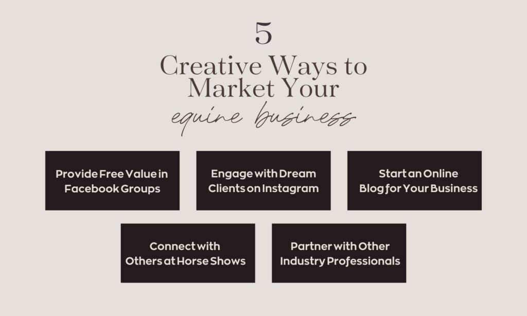 creative-ways-to-market-your-equine-business
