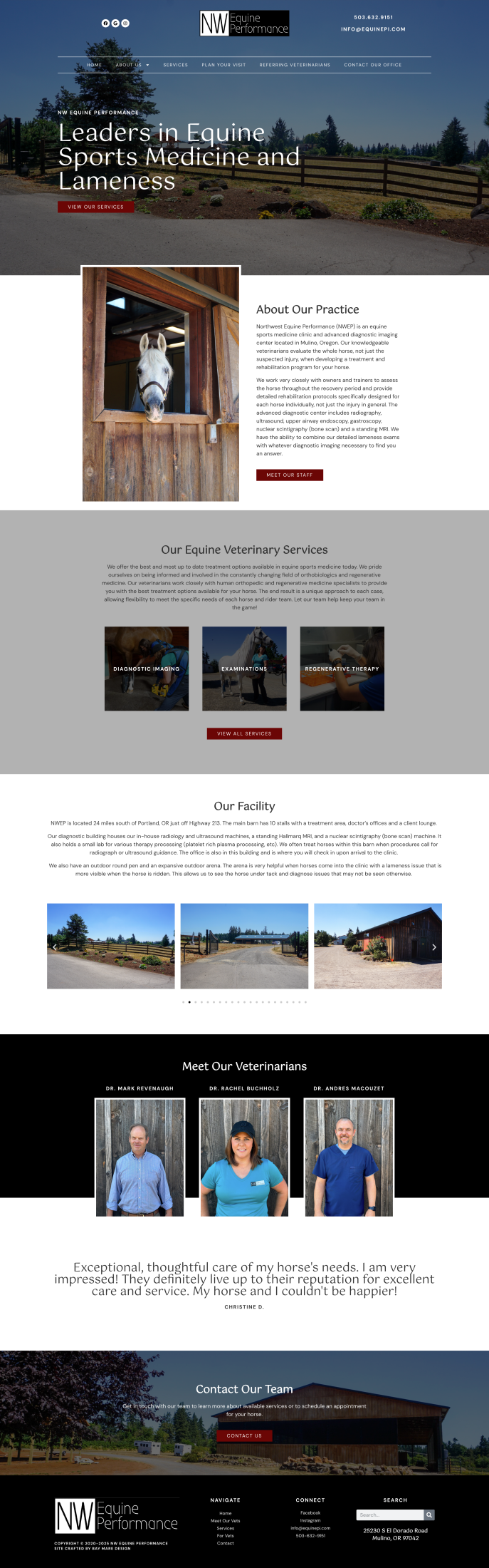 equine-performance-website-design