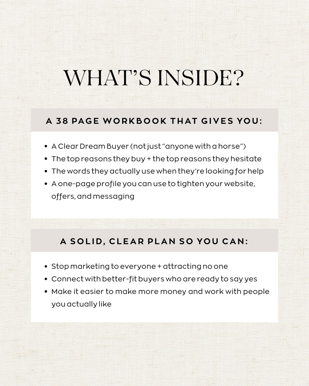 What to Expect from the Dream Buyer Blueprint